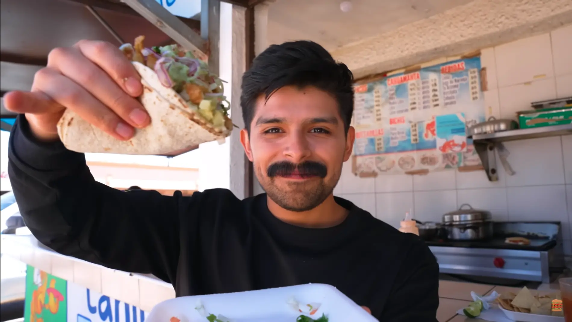 Taco de pescado gigante